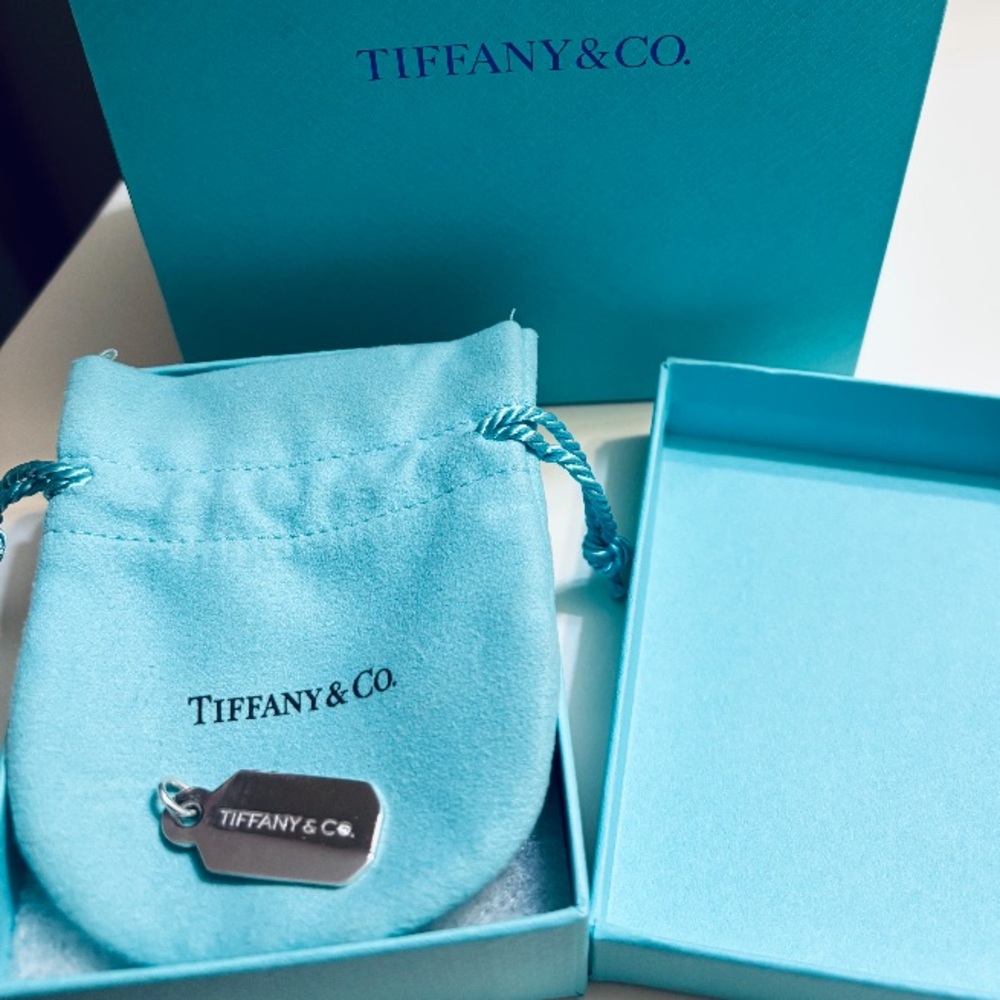 Tiffany & Co. Tag Charm with Diamond